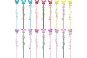 18 Pieces Butterfly Wand Princess Wand for Girls Kids