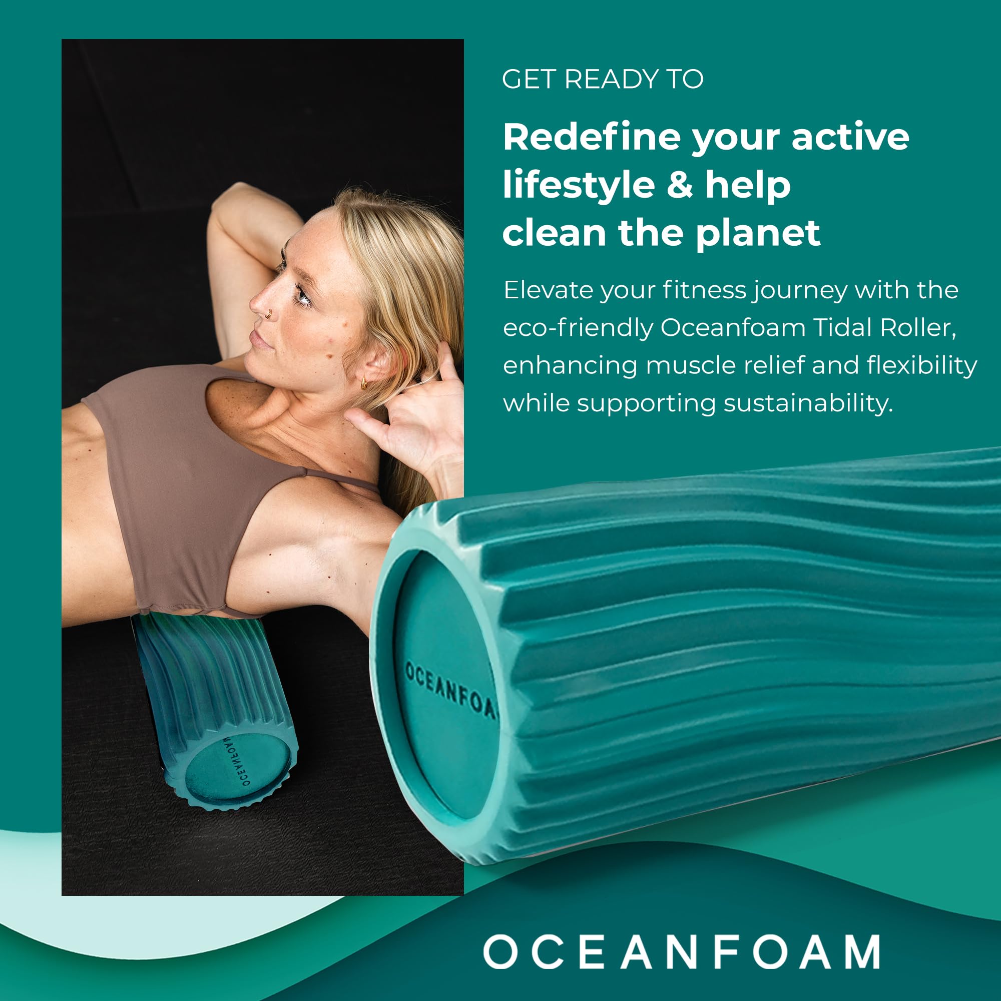 Snapklik.com : Oceanfoam Tidal Roller - Jade - Muscle Massage Foam ...