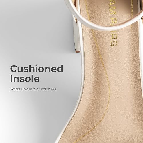 Miniatura 5 de DREAM PAIRS Sandalias pump de tacón bajo y grueso para mujer