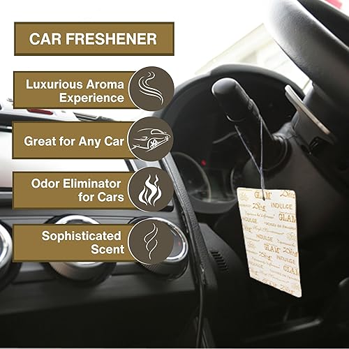 Miniatura 5 de Worldwide Nutrition Paquete de 2 artículos Ambientadores de coche AutoGlam de Tyler Candle Company - Ambientadores de coche con aroma de mercado