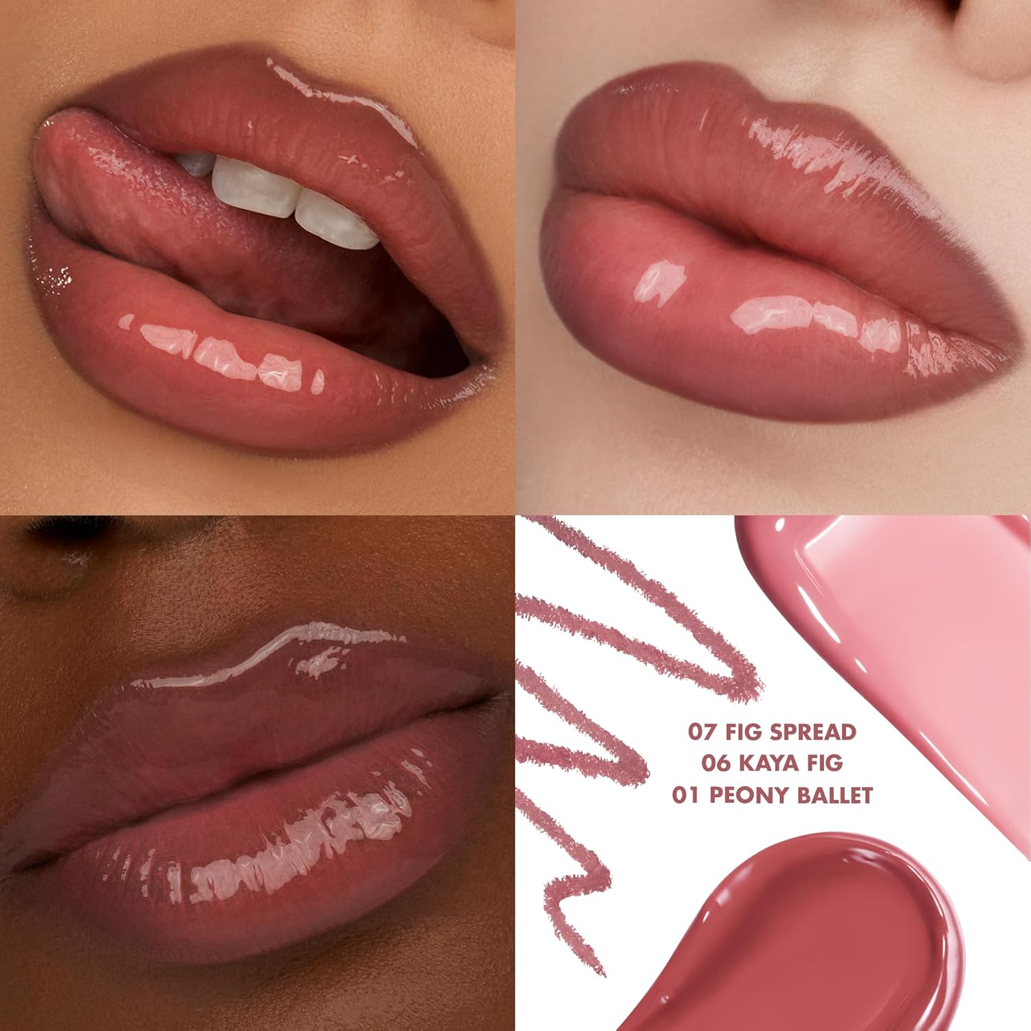 rom&nd Volume Hack Trio Sweet Fig Set | Korean Lip Combo for Plump, Hydrated & Glossy Lips | 3-in-1 Kit
