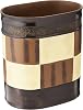Popular Bath Waste Basket, Zambia Collection, Animal PrintBeige