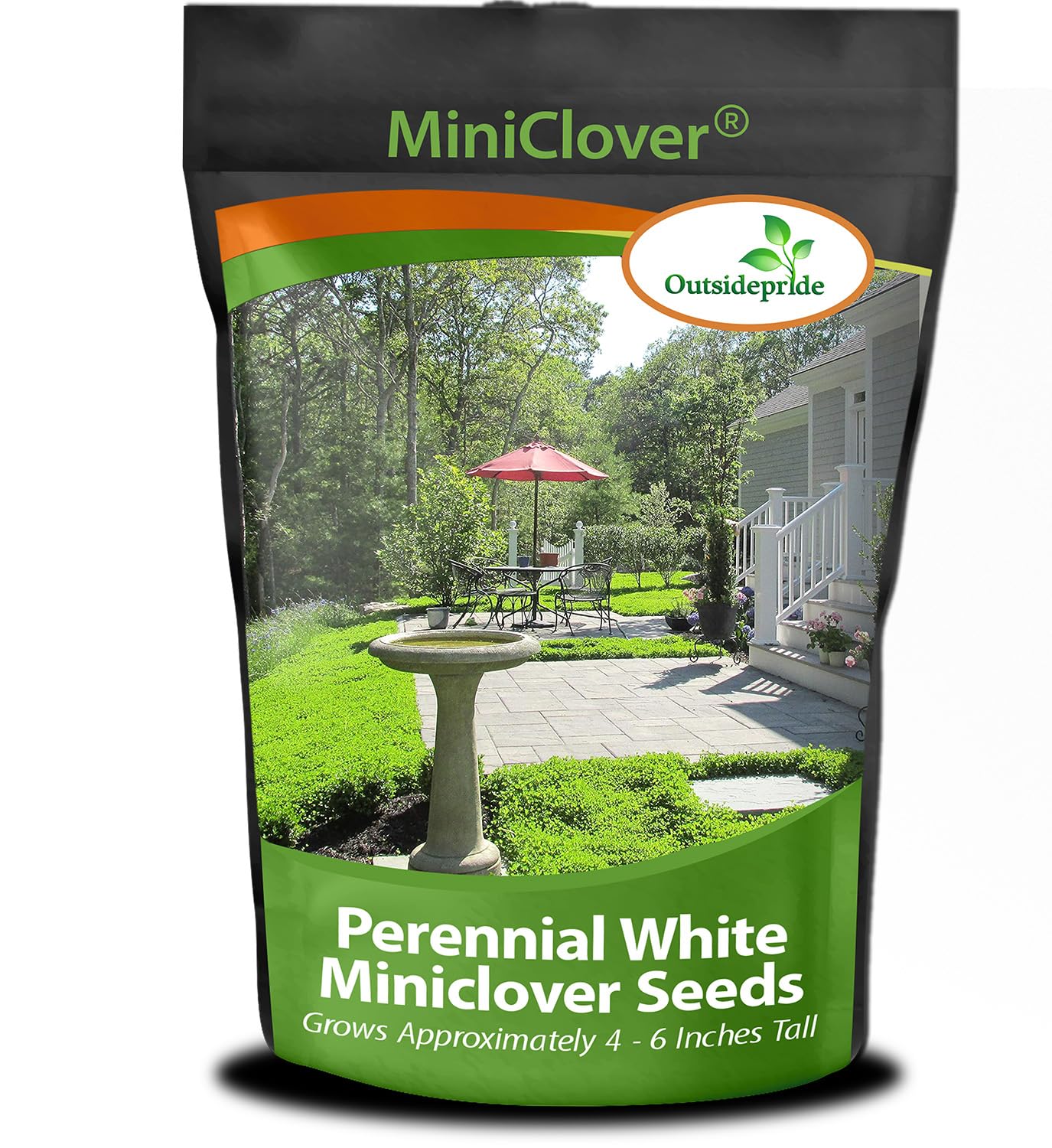 Outsidepride Perennial White MiniClover Seed - 2 lb. Dwarf, Small-Leaved, Drought & Wear-Tolerant Micro Clover Seeds for Lawn, Ideal Low-Maintenance & Easy to Grow Ground Cover Seeds for Home Yard