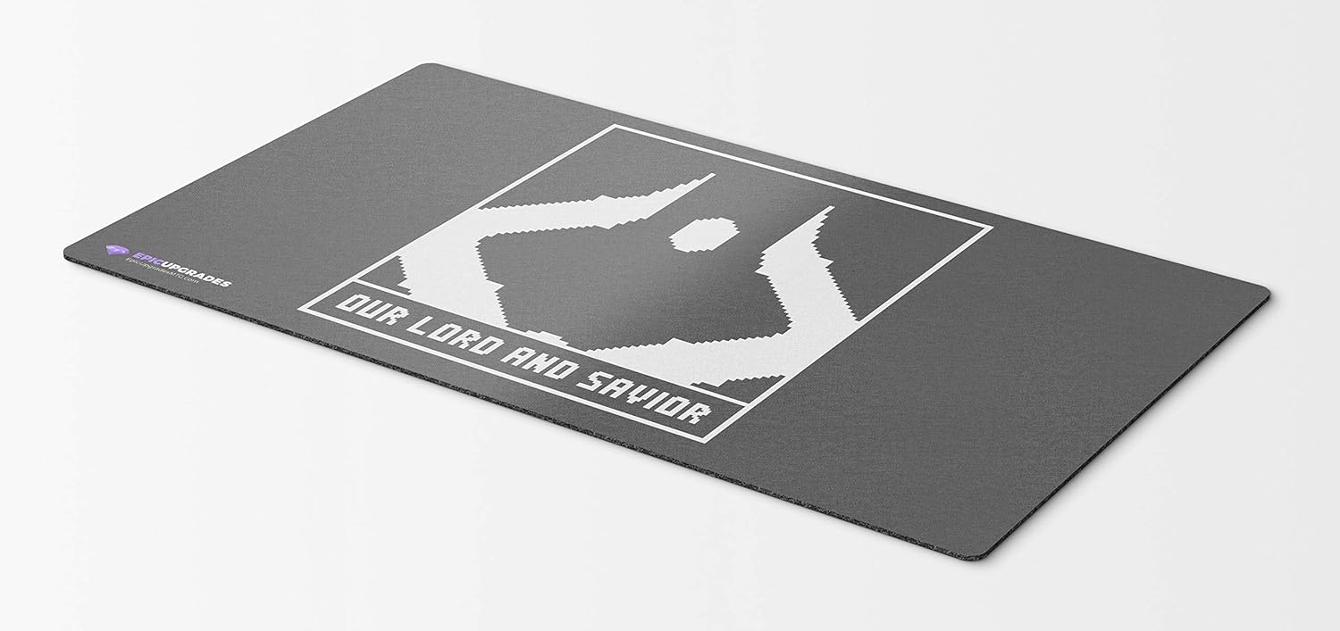 Our Lord and Savior - MTG Playmat 8 Bit Nicol Bolas Horns Card Mat Accesories Gift Idea