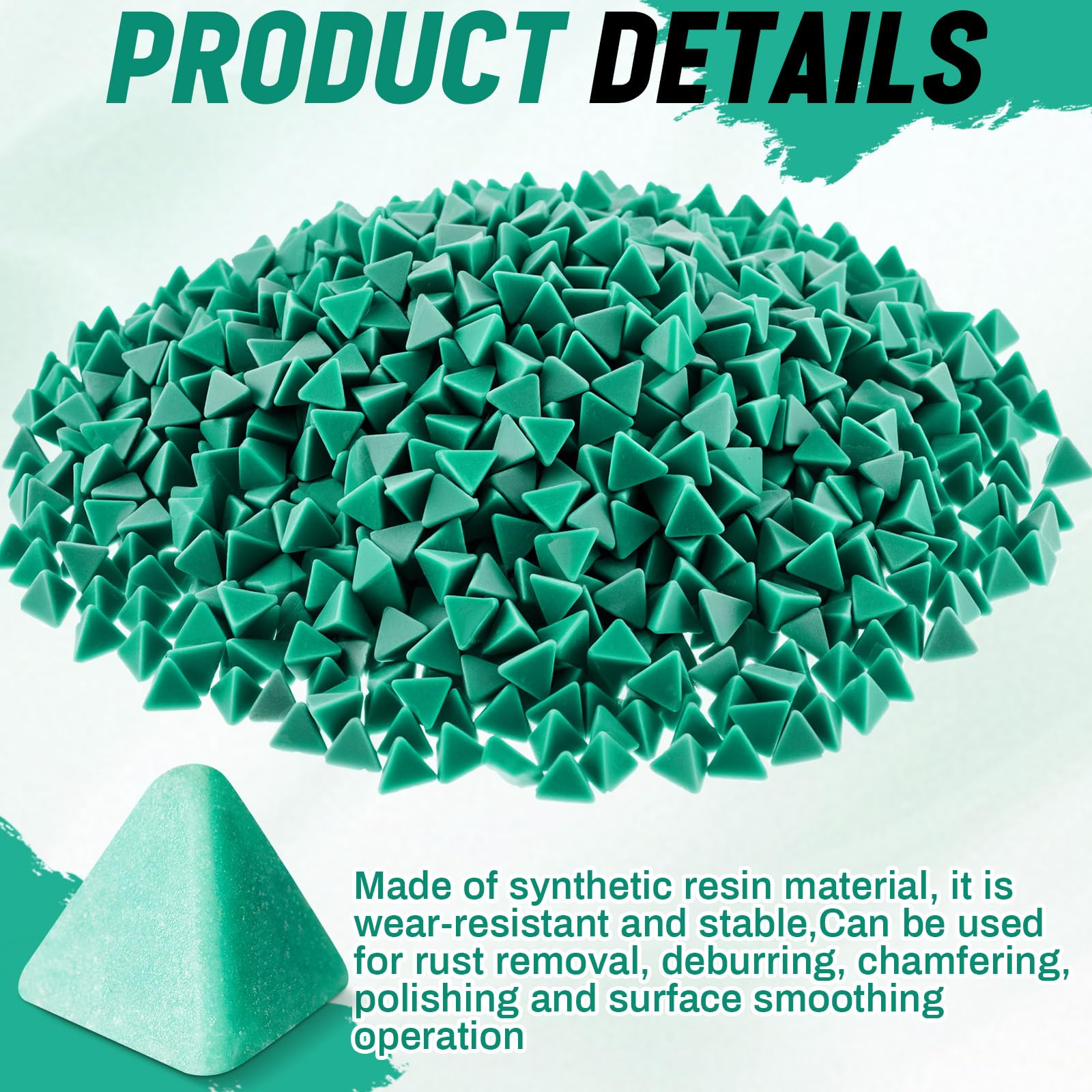 Resin Tumbling Media - Rust Removal & Polishing -3
