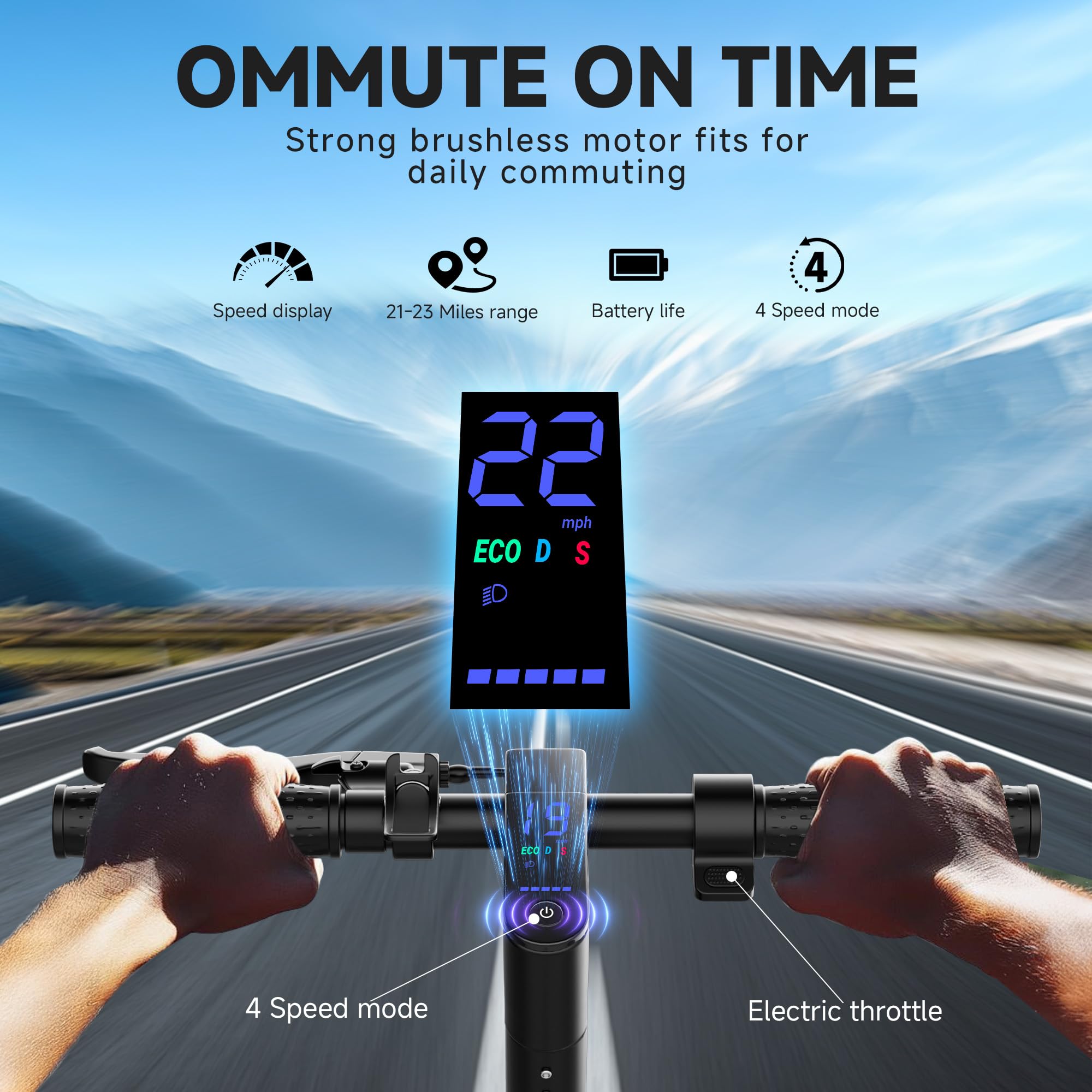 Rainbow High Light Up 2 Wheel Scooter