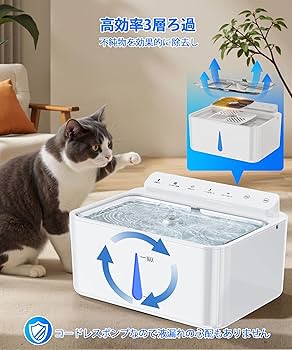Amazon.co.jp: 【Amazon.co.jp限定】猫 犬用 自動給水器 VOTUDX