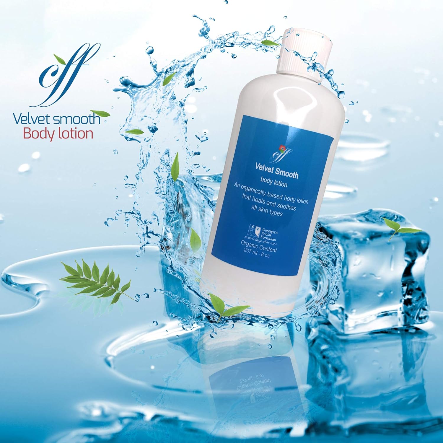 Carolyn's Facial Fitness Velvet Smooth Body Lotion | Made In USA Unscented