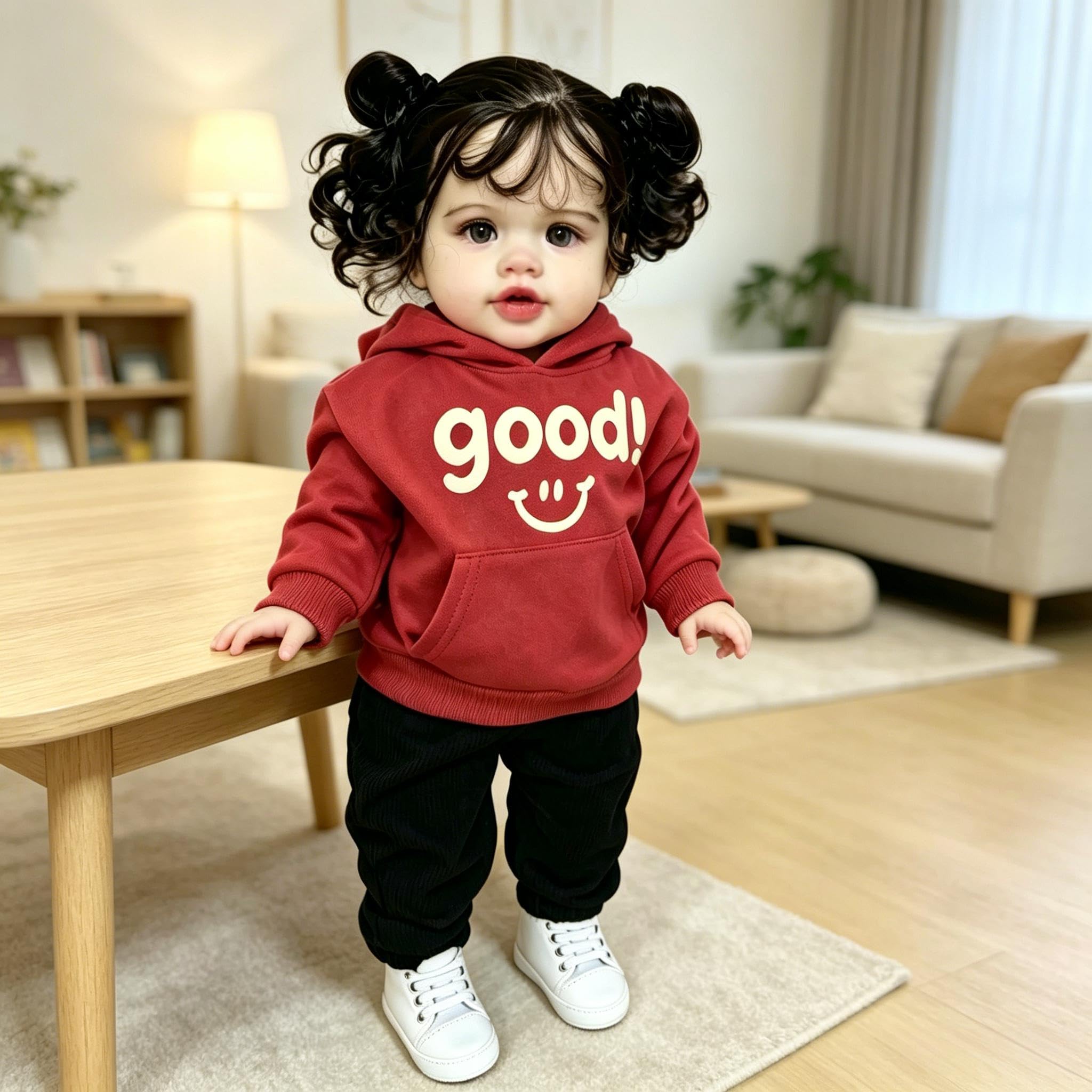 RXDOLL Duży rozmiar Reborn Baby Dolls Girl Pippa 26 cali 66 cm Realistyczne lalki Reborn maluch Dziewczynka Lalki Miękka tkanina winylowa Body Realistyczny silikon Maluch Lalka dla dzieci w wieku od 3