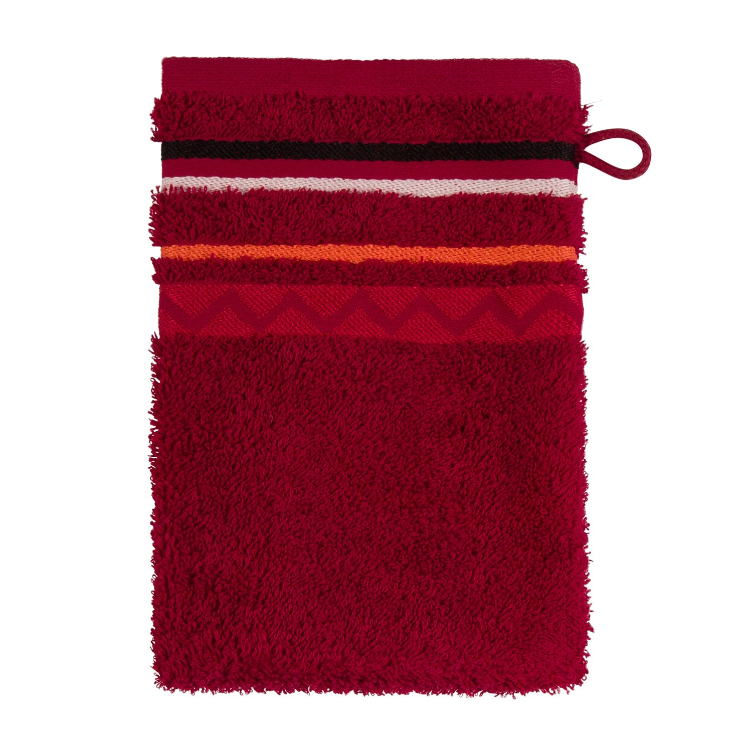 Möve frottana Country wash mitt 20 x 15 cm, 100% cotton, ruby