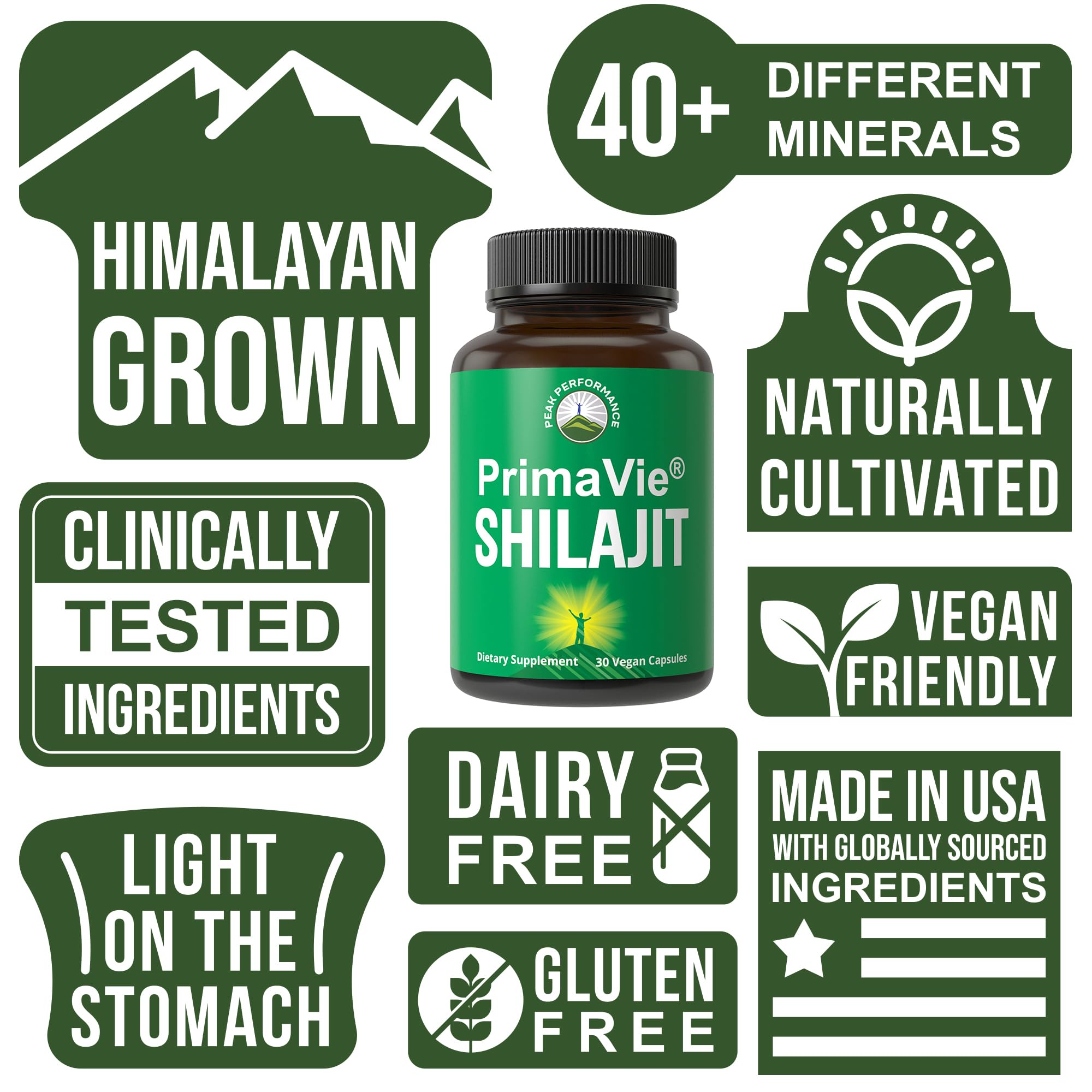 PrimaVie Purified Shilajit Capsules Made with Pure Shilajit Powder — Amazon image 3