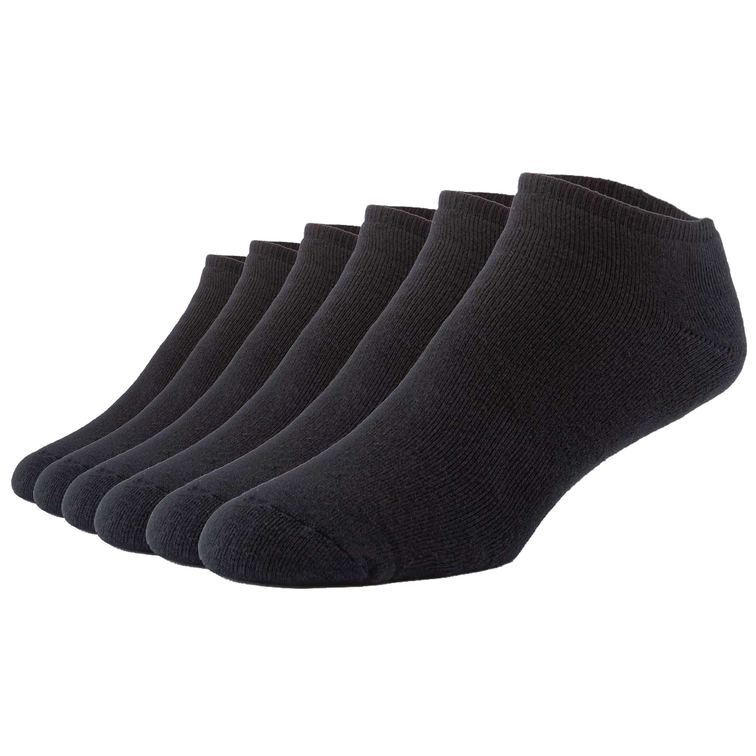 Maggie's Organic Cotton Crew - 6 Pack, Black, M