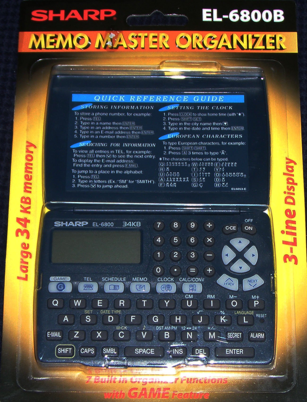 electronic organiser