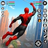Real Spider Rope Hero Man Flying Fighter Games: Open World Superhero City Crime Spider Games 3d