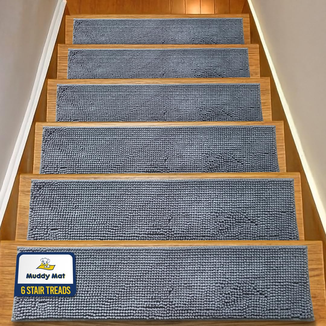 Muddy Mat Chenille Stair Treads