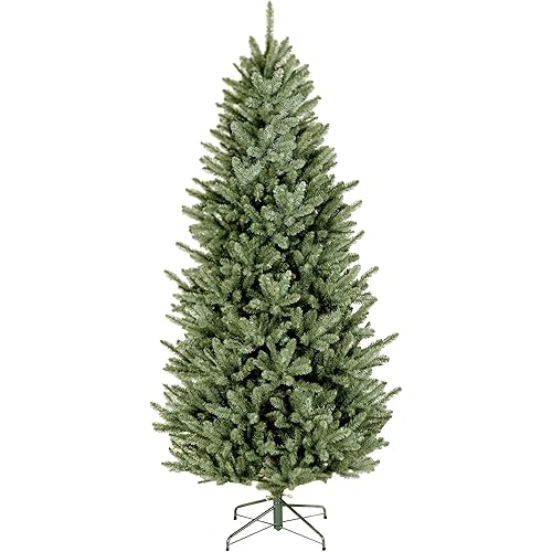 National Tree Company Artificial Christmas Tree Includes Stand | Fraser Fir Slim-7 ft, Green