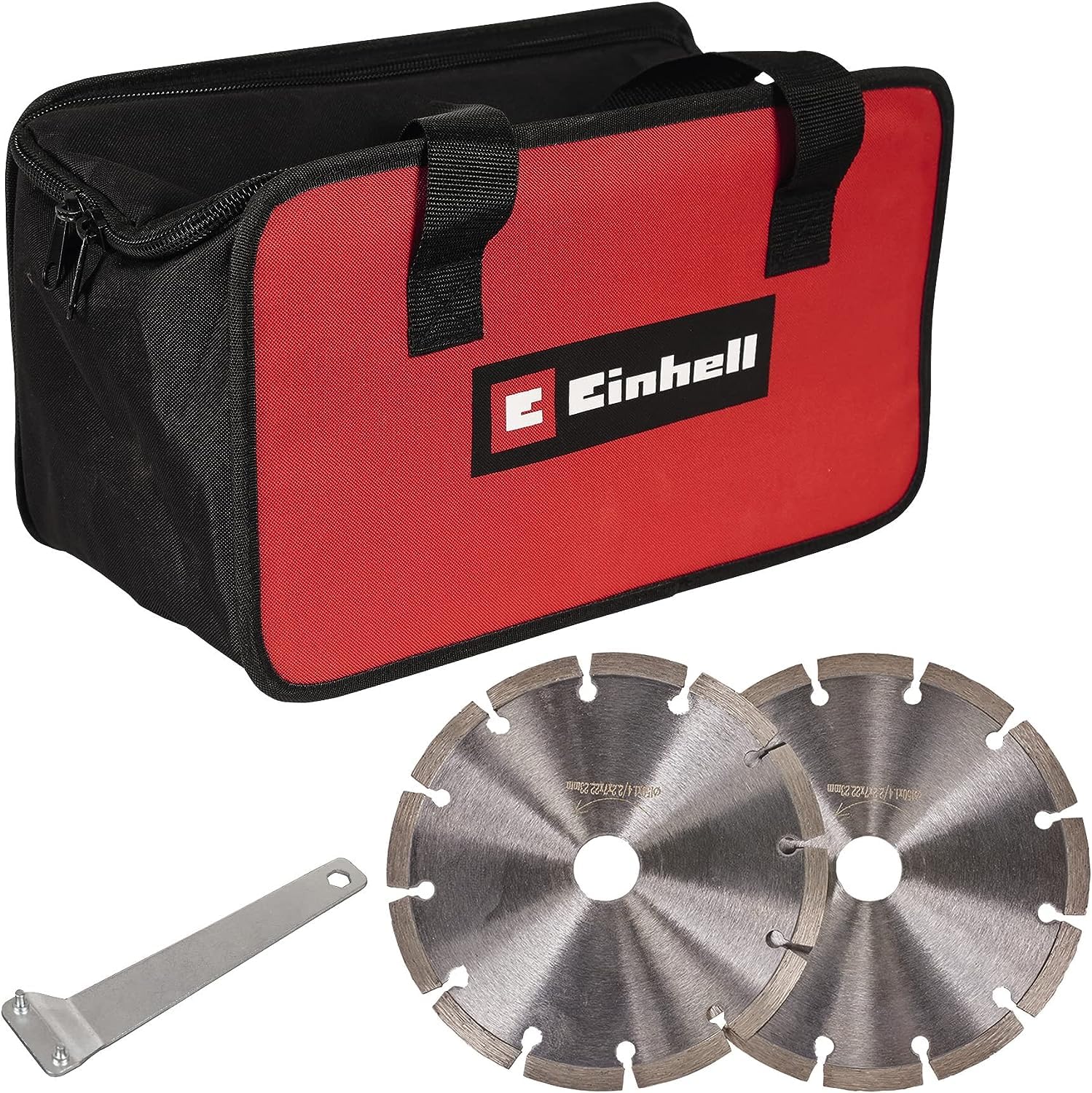 Einhell Mauernutfräse TE-MA 1500 (1.500 Watt, stufenlose Frästiefeneinstellung, flexible Schnittbreiteneinstellung, Softstart, inkl. Tasche + 2 Diamant-Trennscheiben)
