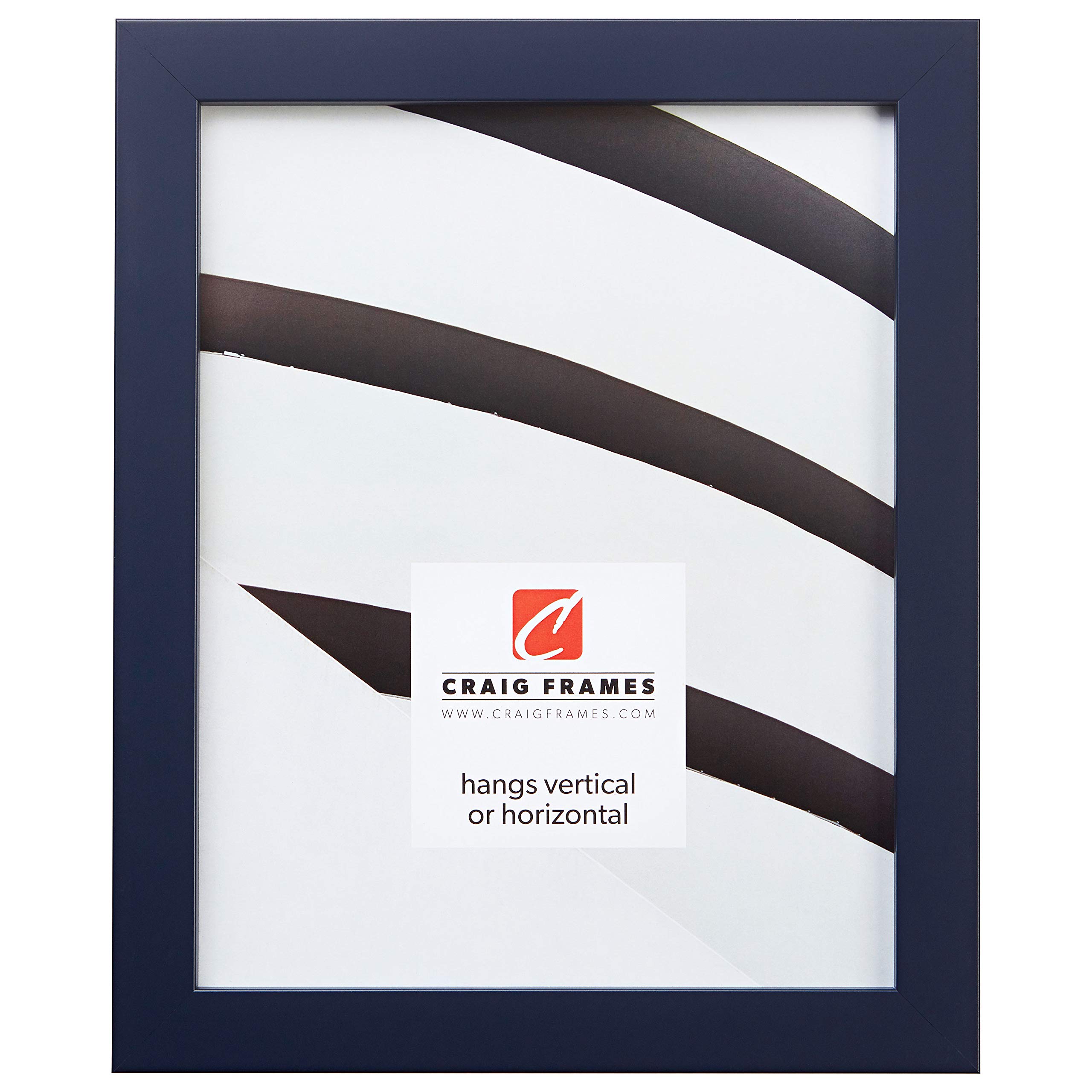 Craig Frames Confetti, 16x20 Picture Frame, Navy Blue