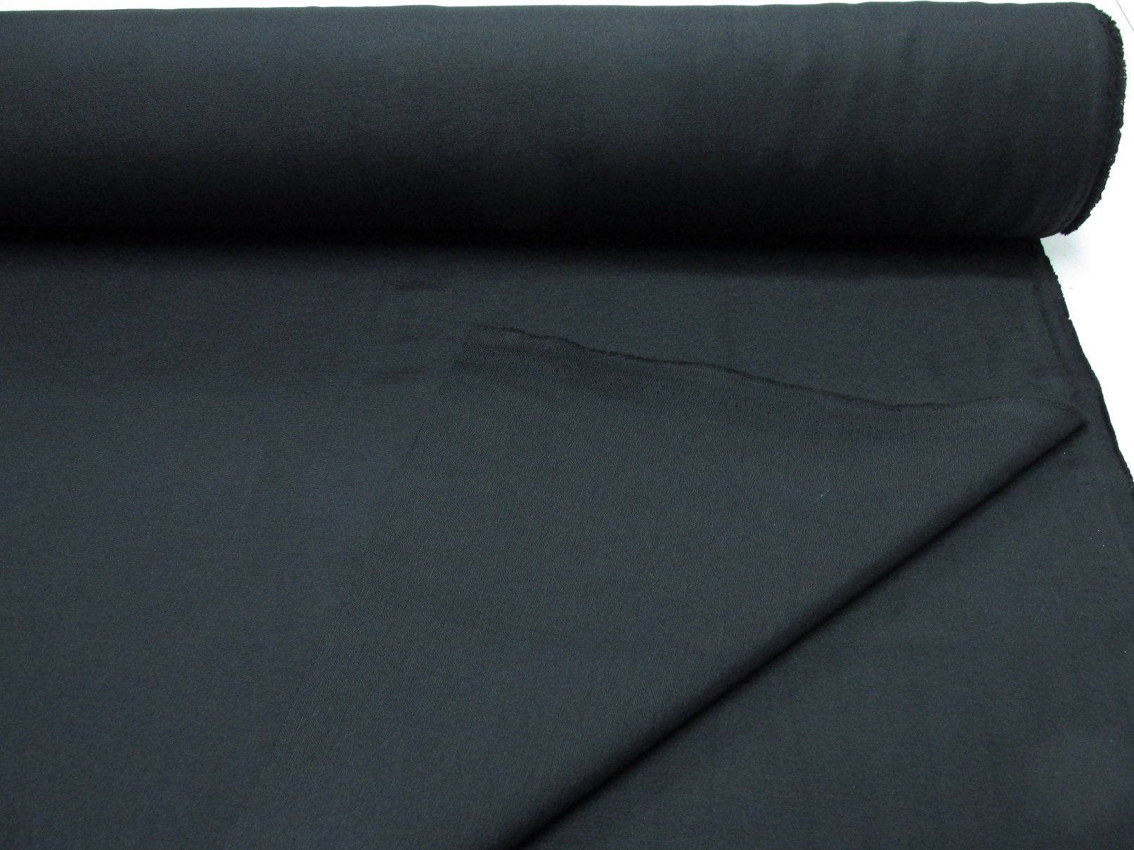 Metraje 4,95 MTS. Tejido loneta Lisa Nº 138 Negro con Ancho 2,80 MTS.