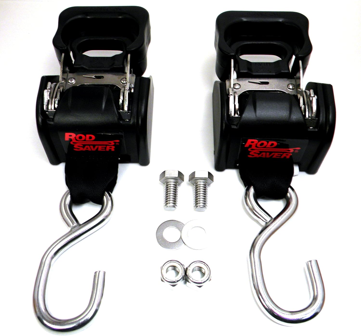 Rod Saver Stainless Steel Retractable Transom Tie-Down - 40" - Pair