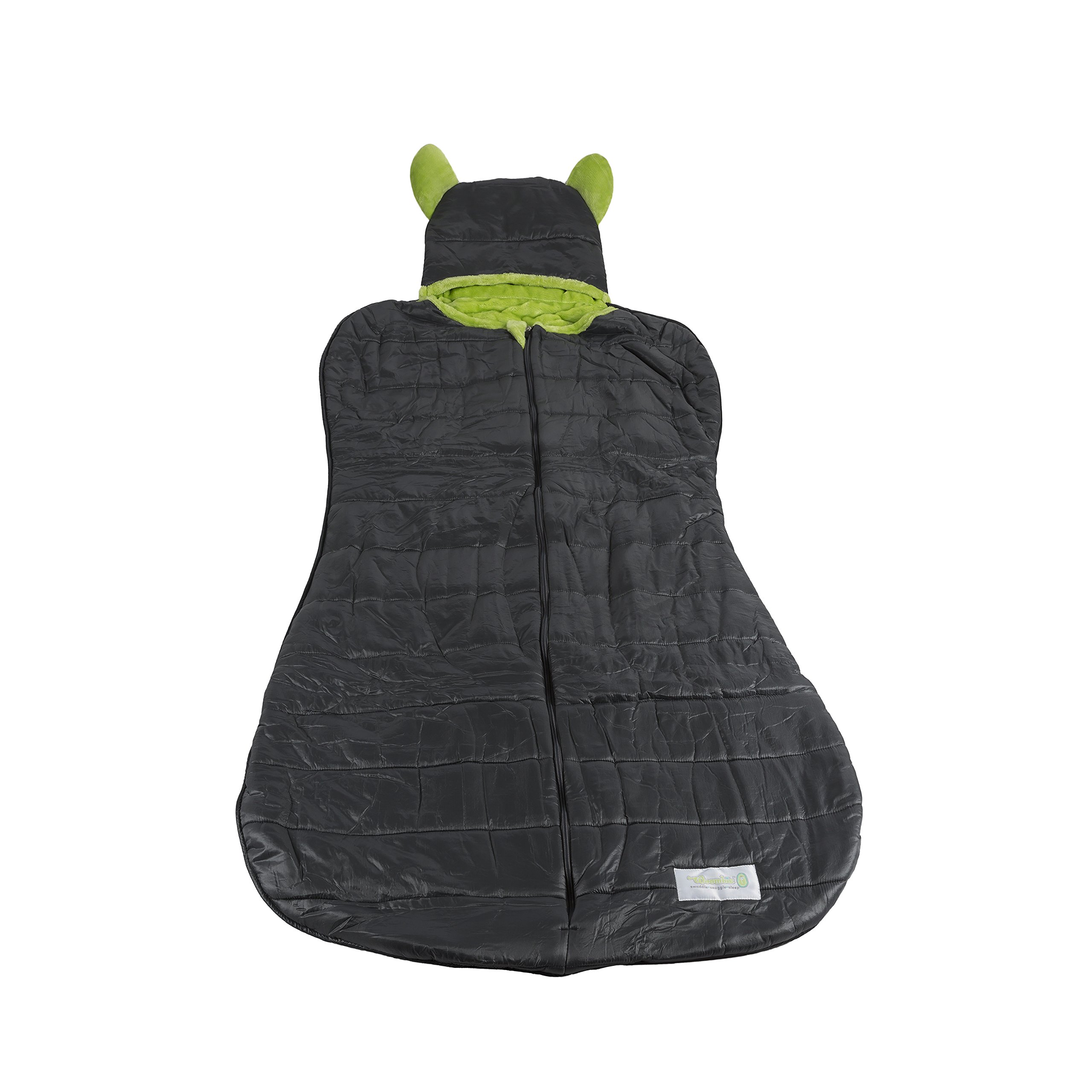 Woombiebig Peanut Minky Fleece Lined Season Hooded Sleeping Bag