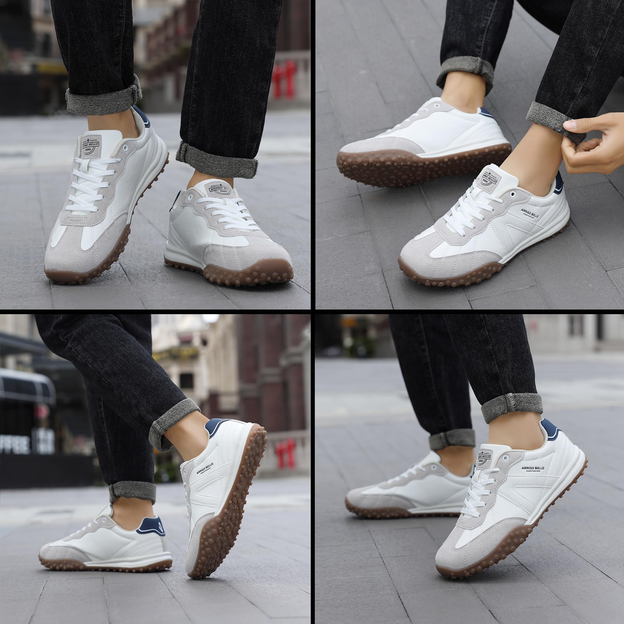 ARRIGO BELLO Scarpe Uomo Sneakers Casual Leggere Ginnastica Antiscivolo Basse Scarpe per Outdoor all'Aperto EU 41-46