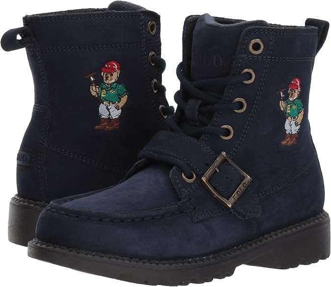 navy polo boots