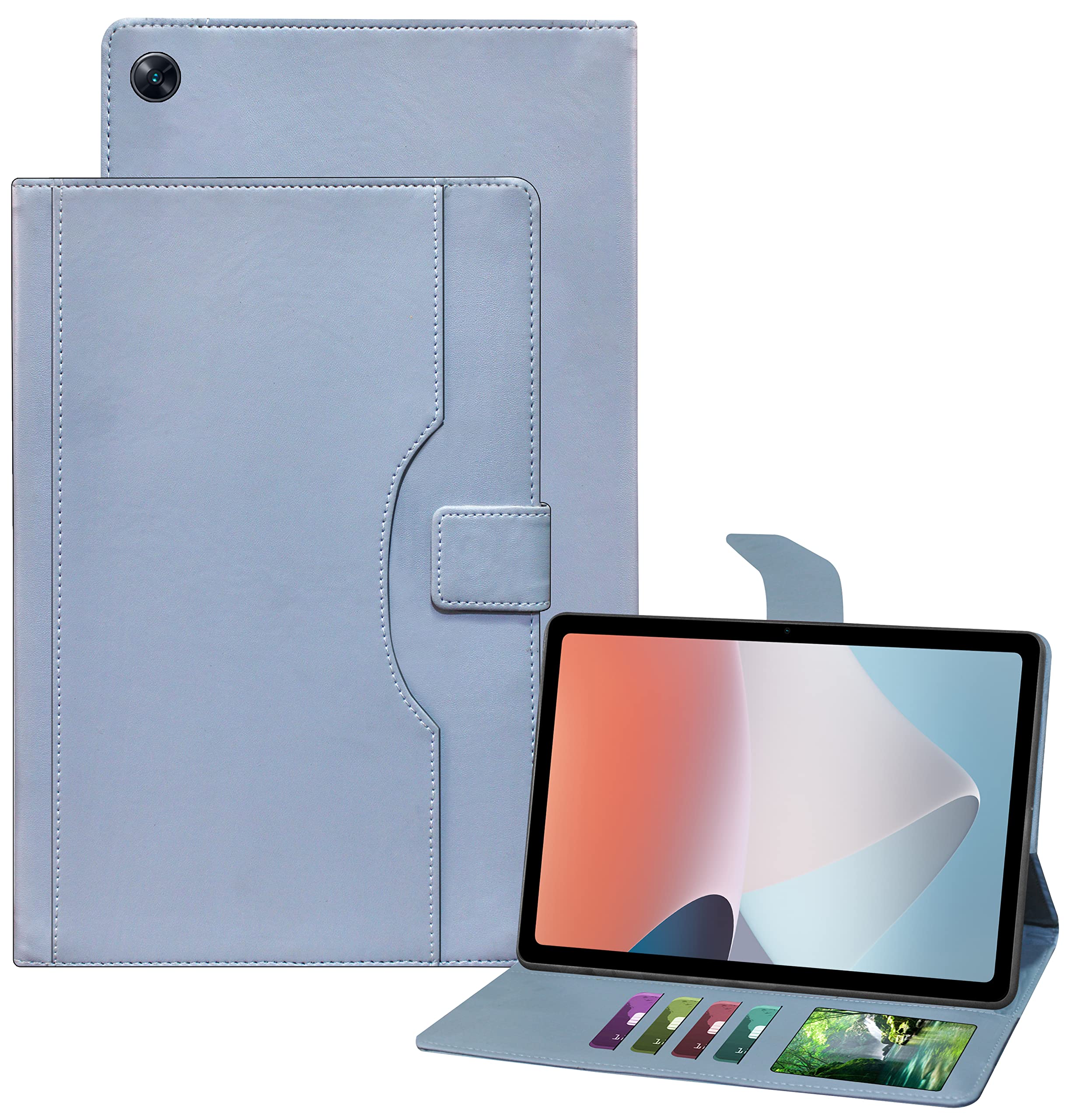 TGK Multi-Angle with Viewing Stand Leather Flip Case Cover for Oppo Pad Air 10.36 inch Tab (Sky Blue) (B0B87VTGLQ) Amazon Price History, Amazon Price Tracker