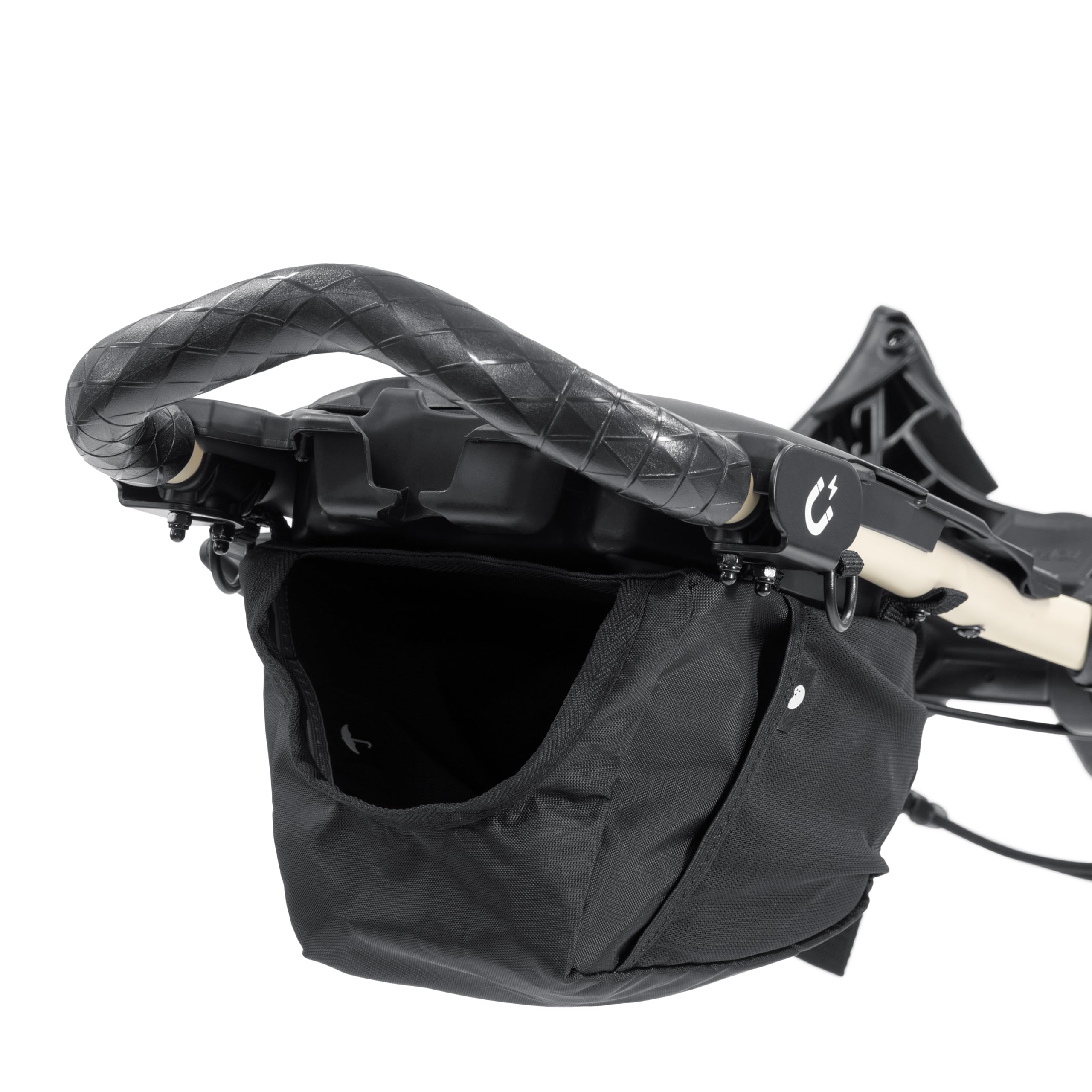 Bag Boy Nitron Drehbarer Golfwagen, Schwarz/Schiefer