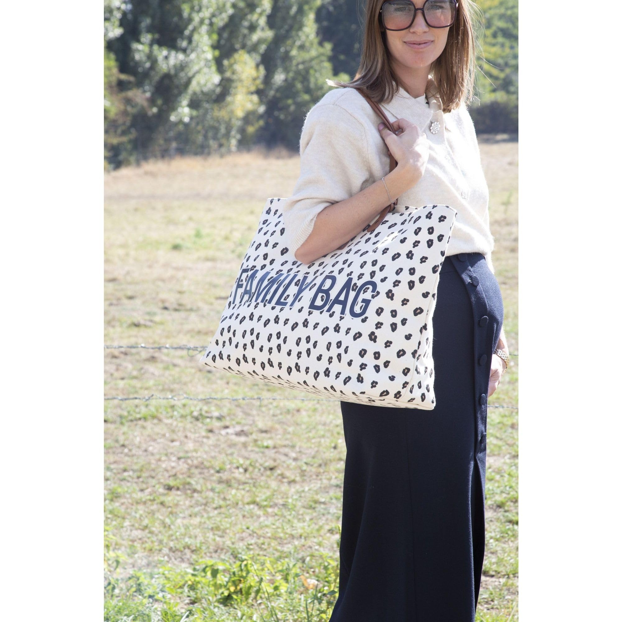 Sac à langer Family Bag léopard - Childhome