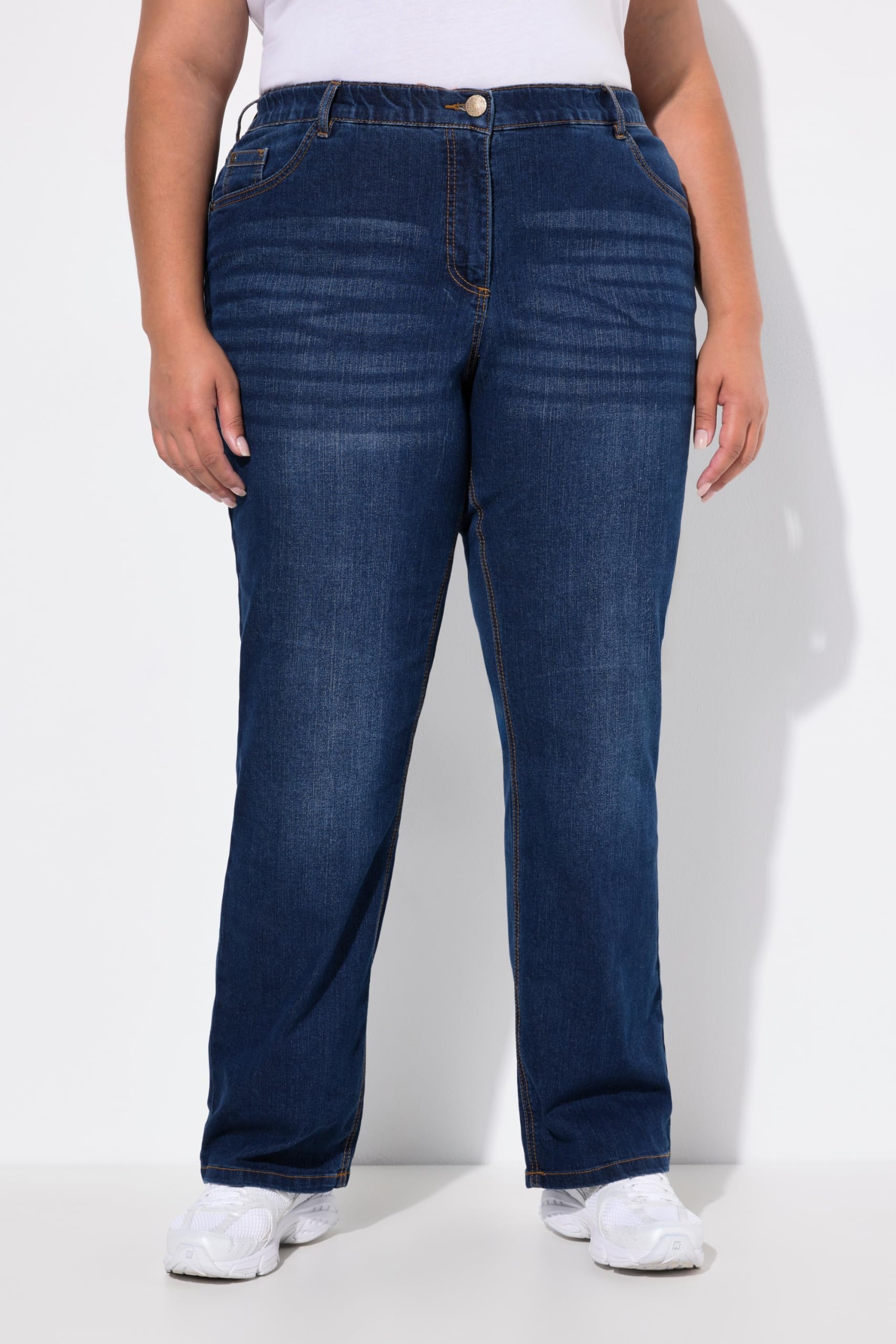 Ulla Popken Jeans Mandy, 5-pocket, Komfortbund, Gerades Bein - Dżins Kobiety