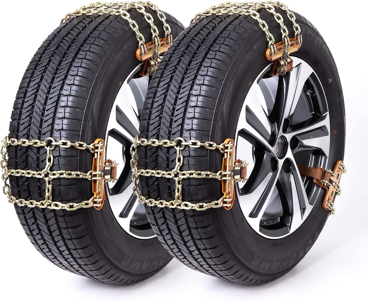 Snow Chains, Emergency Tire Chains for Car/SUV/atv/semi trucks, Tire Width 215315