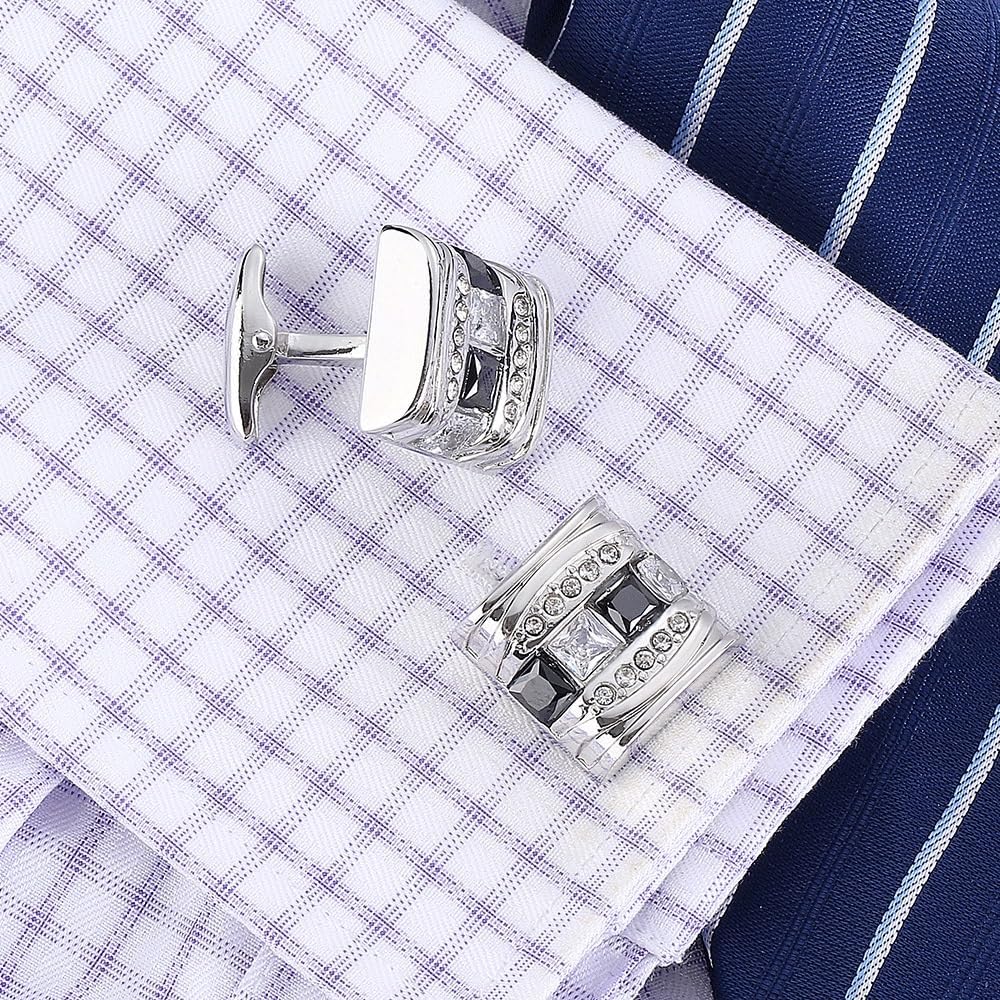 Imitation Crystal French Cuff Links Cuff Links Shirt Cuff Links Suit Shirt Accessories