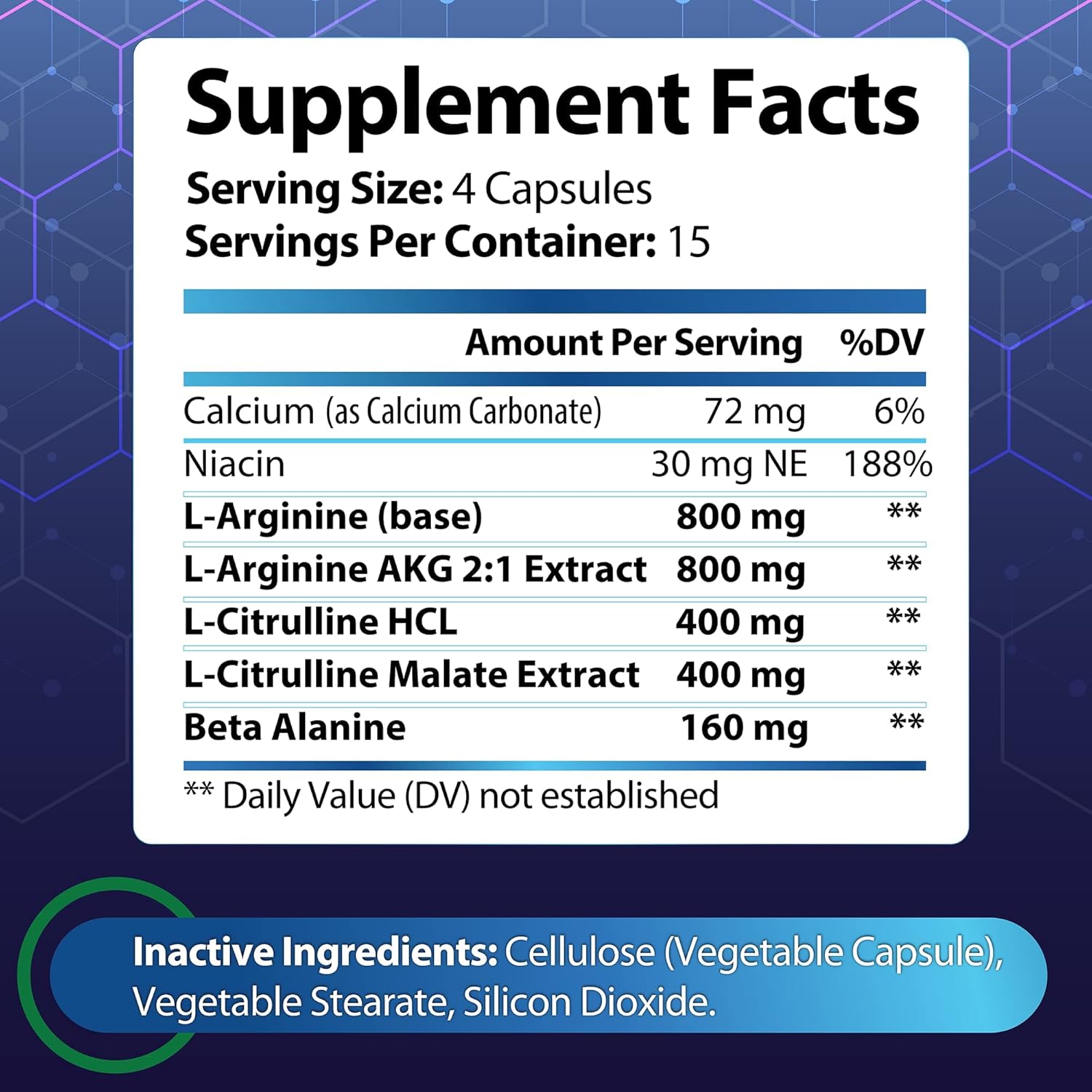 Buy Built by Nature Nitric Oxide Supplement N.O. Booster Pills for Men