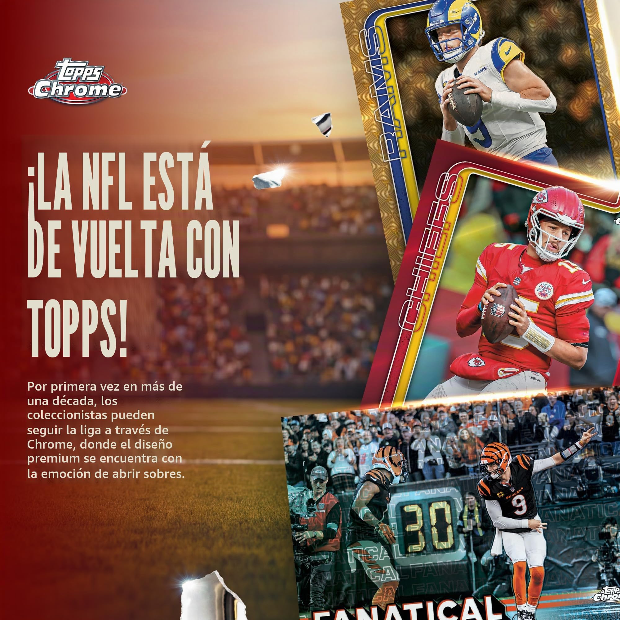 Balón de fútbol cromado Topps 2025, sellado de fábrica, caja de valor