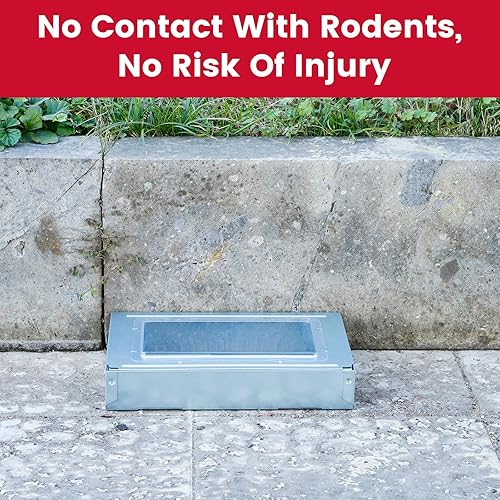 Miniatura 8 de Trampas humanas para ratones, con múltiples capturas para interiores, para el hogar, trampa para ratas al aire libre para control de plagas, captura