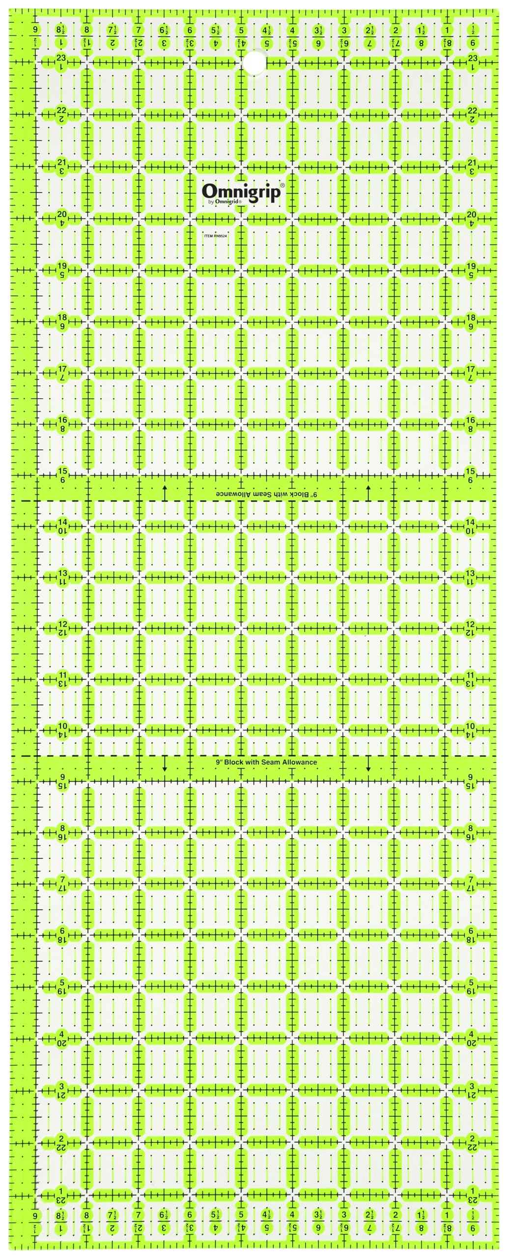Omnigrid Rulers & Accessories, Acrylic, 9-½" x 24"