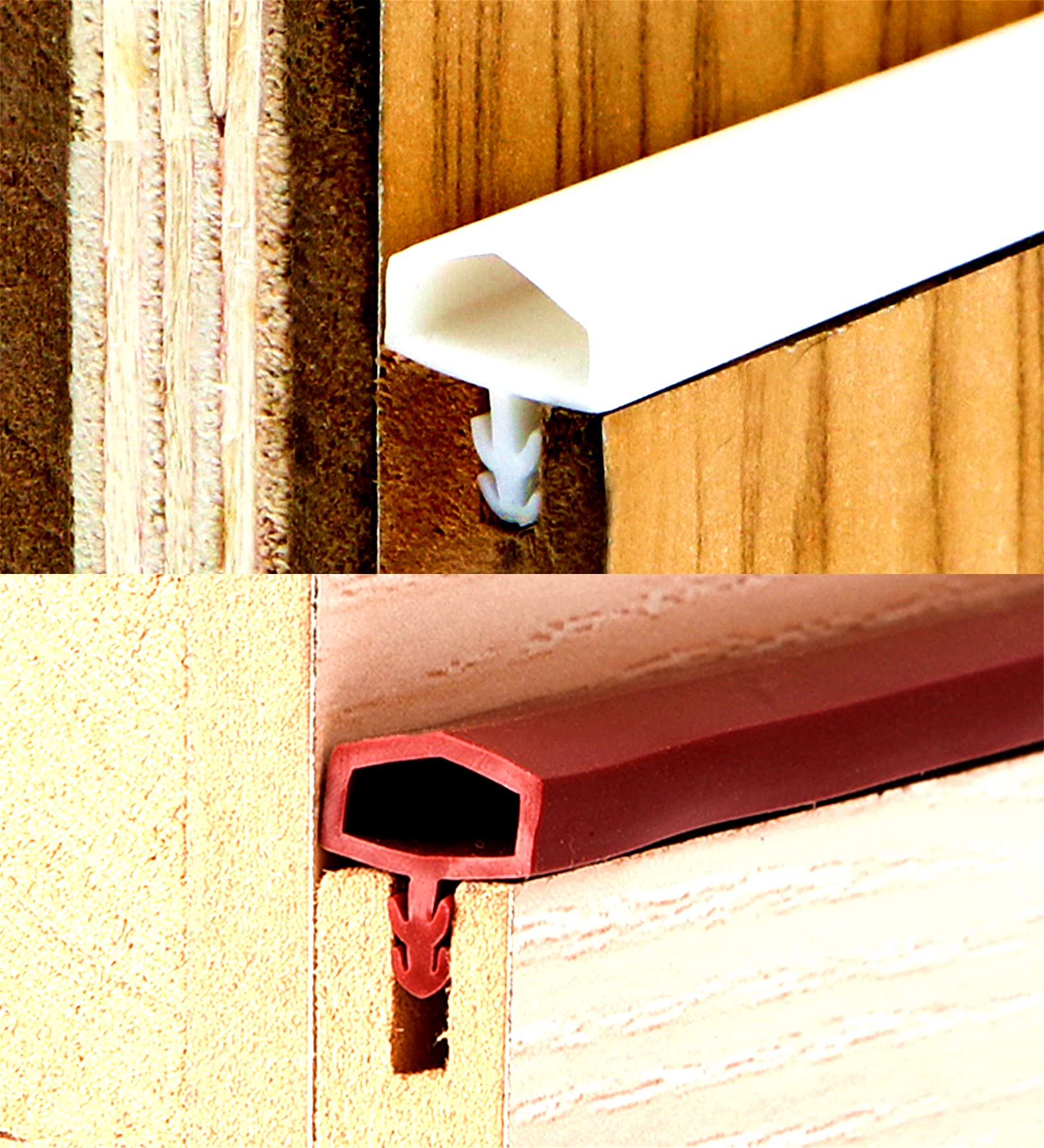 Guarnizione Stormguard Per Finestre E Porte Legno - 5m Marrone Anti-spifferi