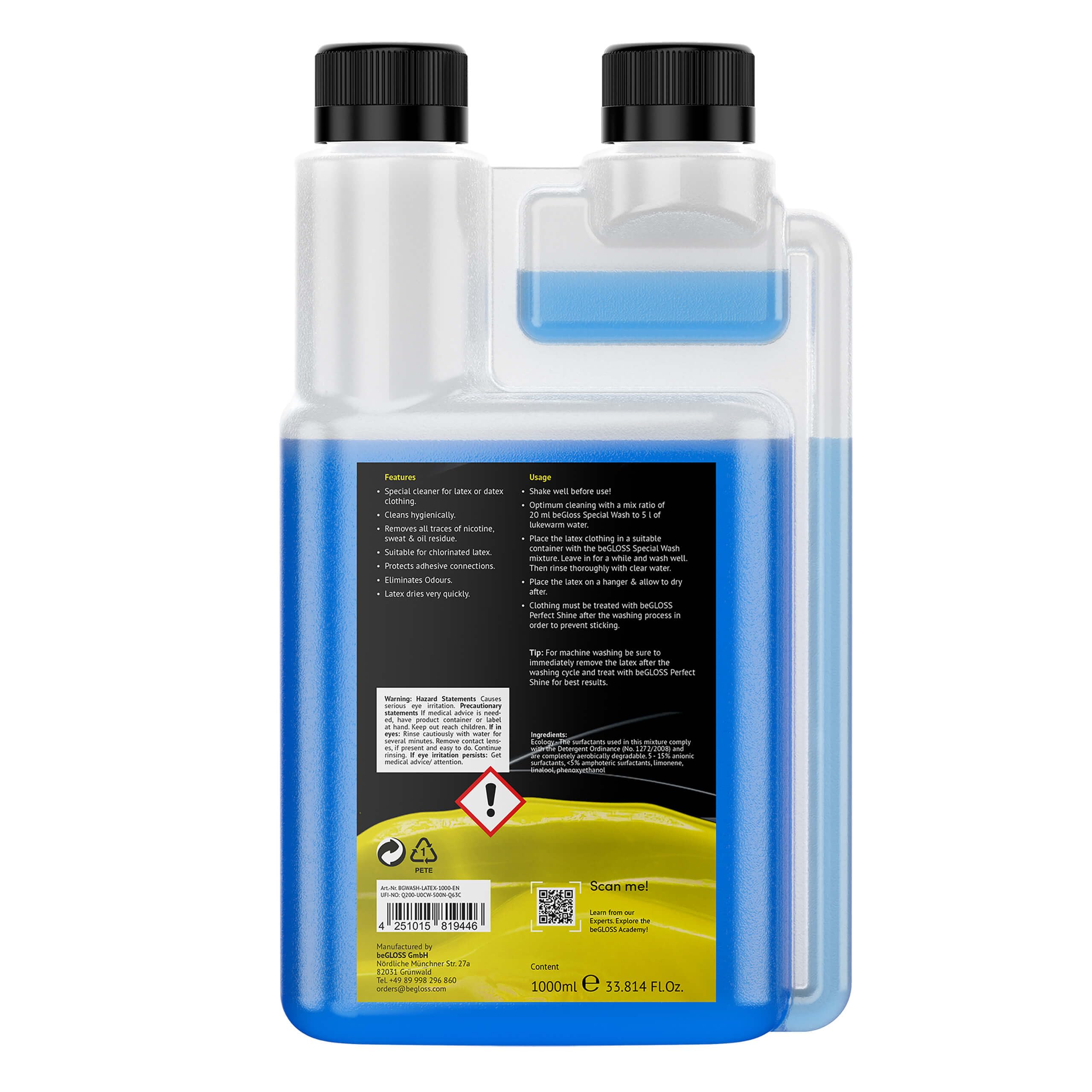 Kit per la cura del lattice – Perfect Shine-Latex Polish – Easy Glide Latex Medicazione ausilio speciale lavaggio in lattice detergente speciale