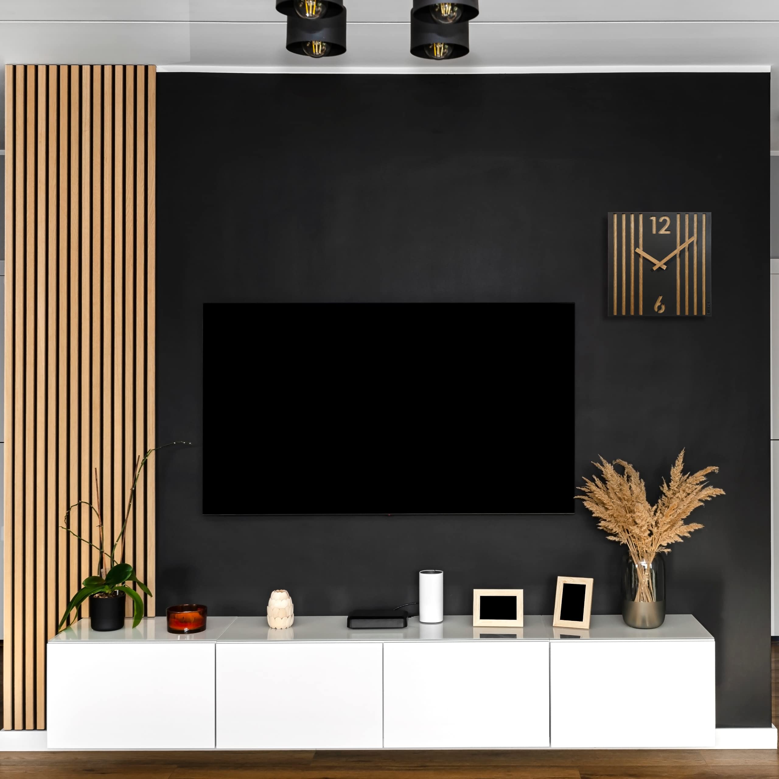 FLEXISTYLE Wandklok keuken woonkamer 30 x 30 cm, van