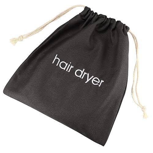 Miniatura 1 de ERKXD Secador de pelo Bolsas con cordón Bolsa Contenedor Secador de pelo Bolsa para viajes baño (gris)