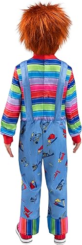 Miniatura 2 de Spirit Halloween Disfraz infantil de Chucky para niños Con licencia oficial Cosplay de terror Disfraz de TV y película