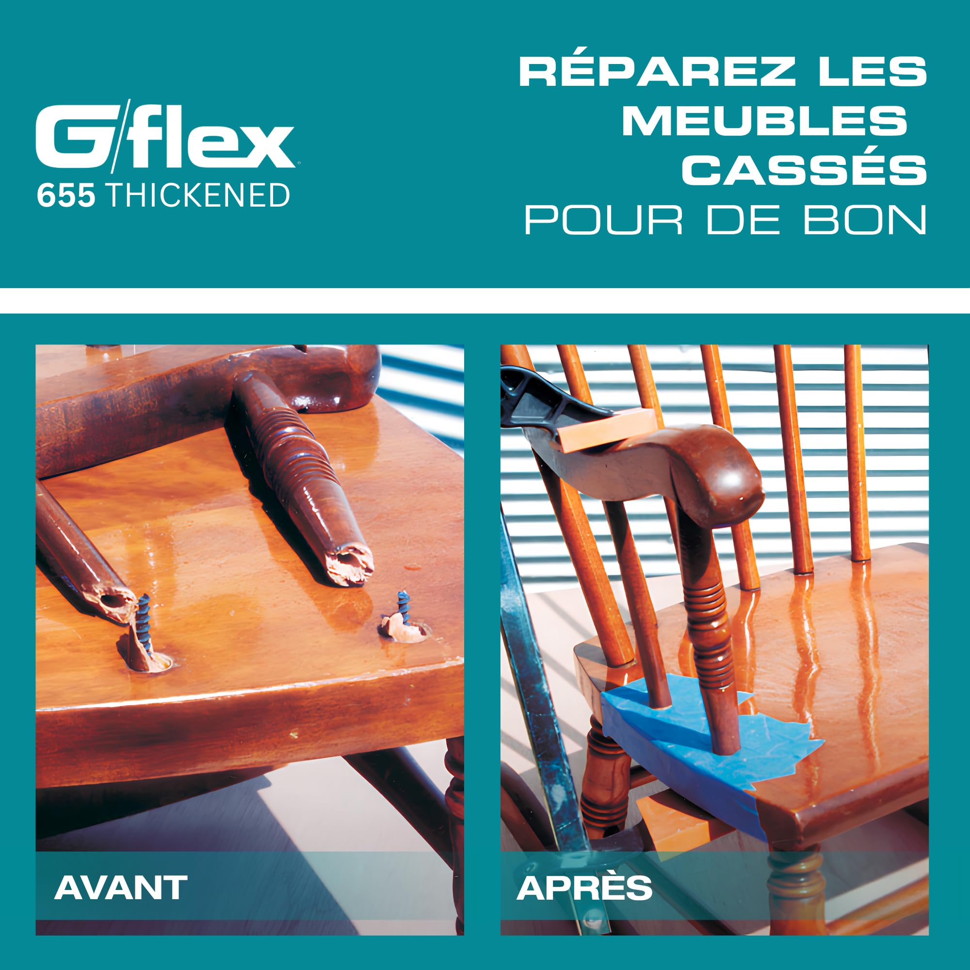 WEST SYSTEM G/flex 655-8 Colle Époxy Bi-composant pour Plastique, Métal, Bois - Résine Epoxy pour Plastique Ultra-résistante Adhésif Étanche Marine DIY