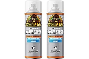 14 oz Waterproof Patch & Seal Rubberized Sealant Spray (2-Pack) - Crystal Clear