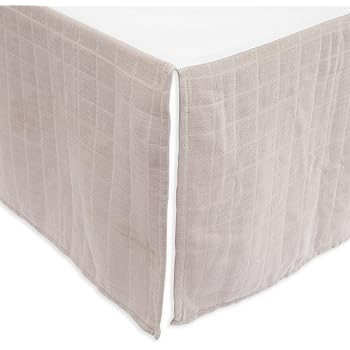 little unicorn percale crib skirt