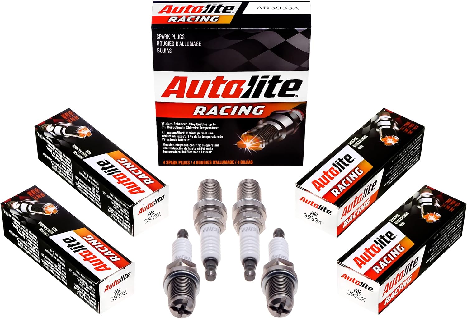 Autolite AR3933X4PK High Performance Racing NonResistor