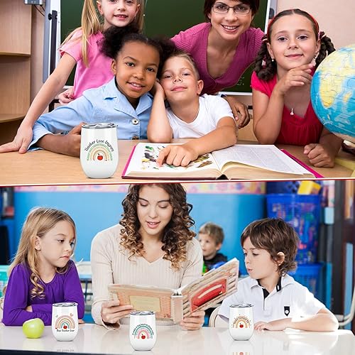 Miniatura 7 de 4 piezas de regalos para profesores para mujeres, taza para profesores, regalos de agradecimiento para estudiantes, regalos de cumpleaños para