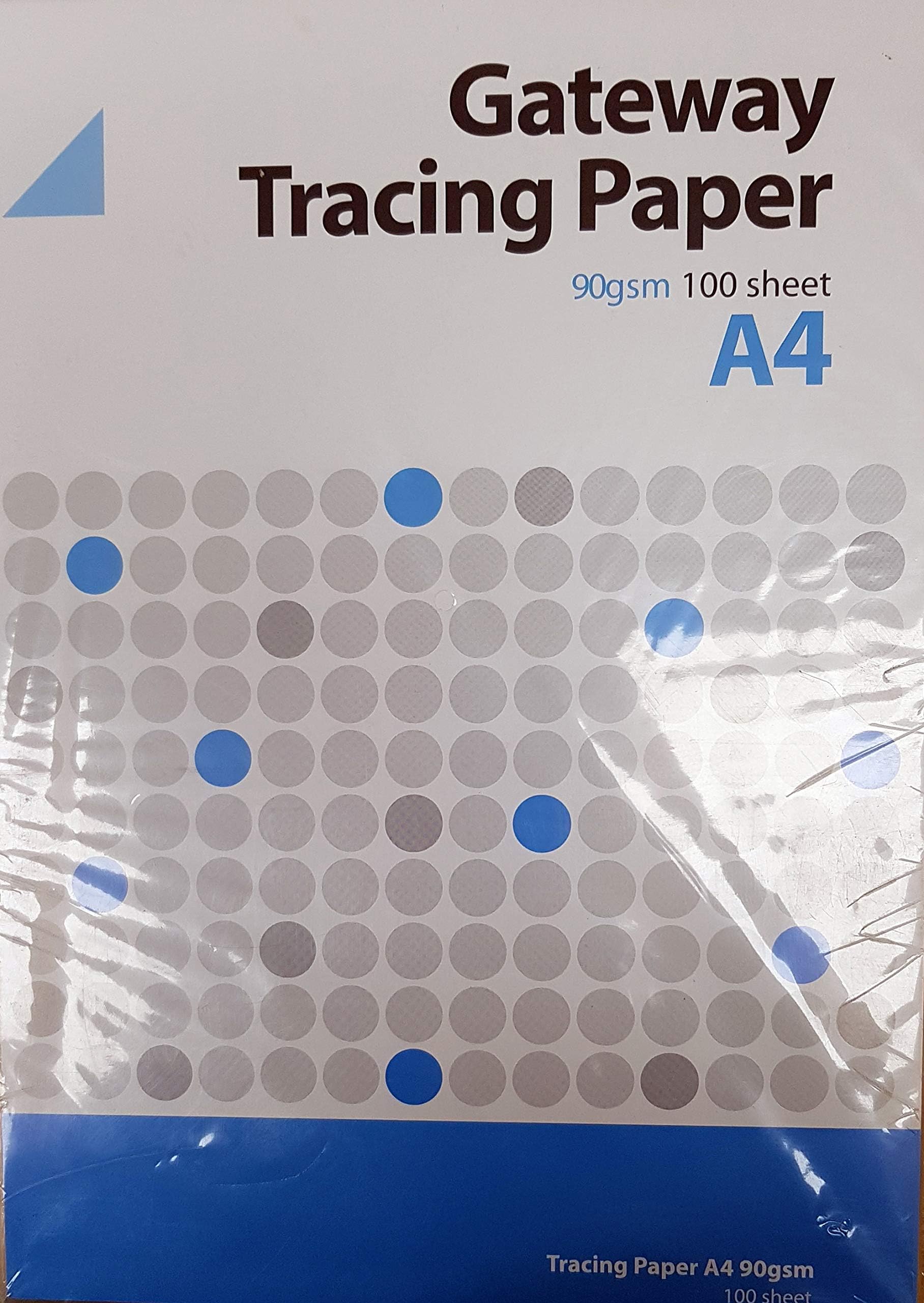 West 90 GSM A4 100 Sheets Natural Tracing Paper Pad