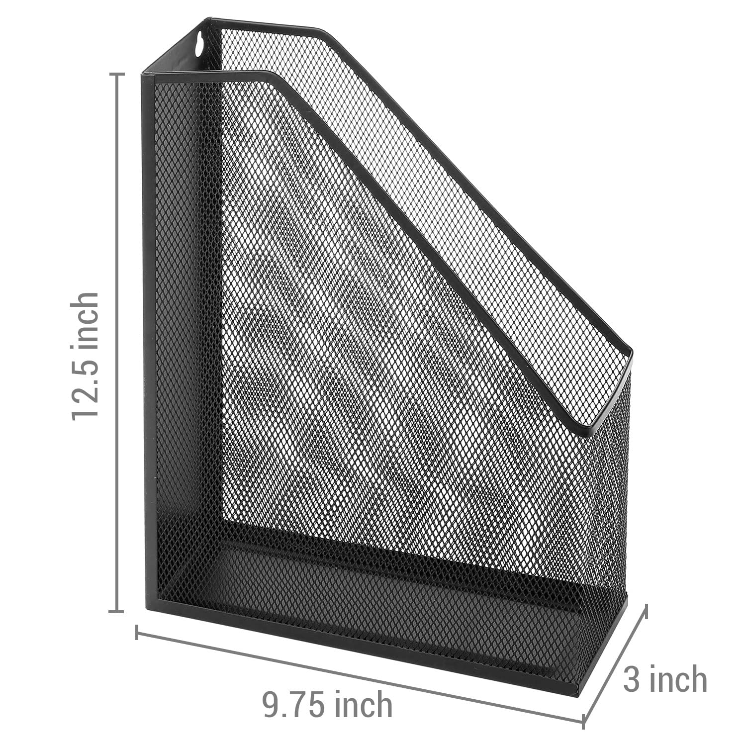 Amazon.com: MyGift Black Wire Mesh Document Rack, Magazine & File