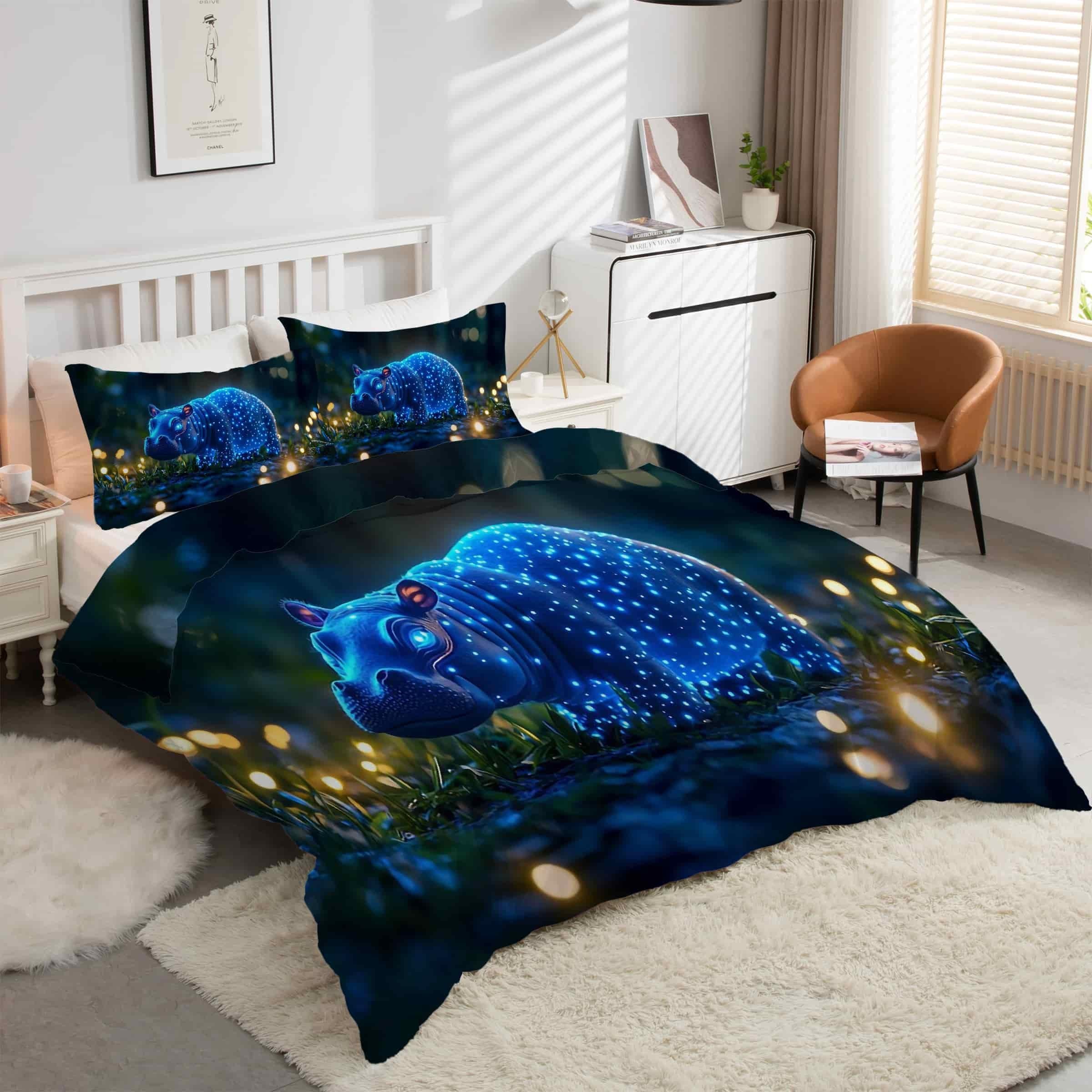 Housse de couette bande dessinée 160x200 pour chambre d'enfant et ado
